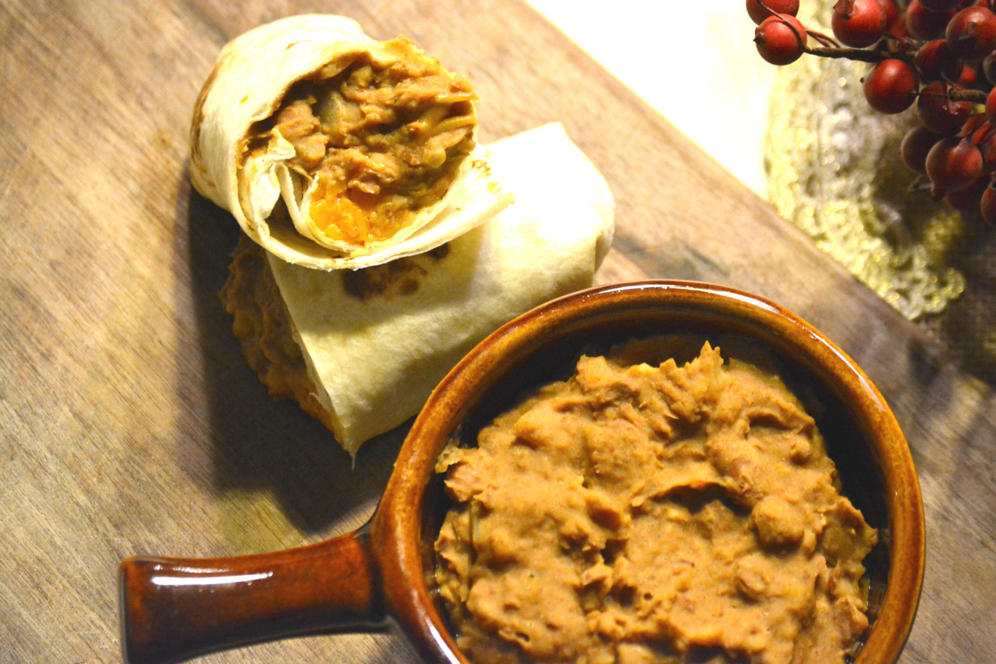 Refried Bean Burrito Recipe